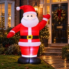 Neo 4ft Inflatable Santa Claus Father Christmas Decoration Outdoor Display